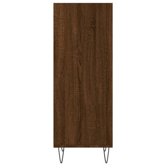 Dressoir 34,5x32,5x90 cm bewerkt hout bruin eikenkleur 5