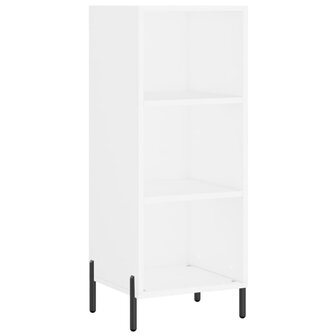 Dressoir 34,5x32,5x90 cm bewerkt hout wit 2