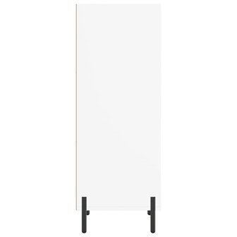 Dressoir 34,5x32,5x90 cm bewerkt hout wit 5