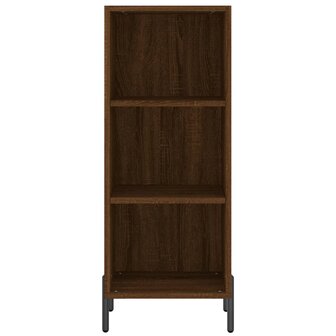 Dressoir 34,5x32,5x90 cm bewerkt hout bruin eikenkleur 4