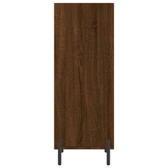 Dressoir 34,5x32,5x90 cm bewerkt hout bruin eikenkleur 5