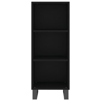 Dressoir 34,5x32,5x90 cm bewerkt hout zwart 4