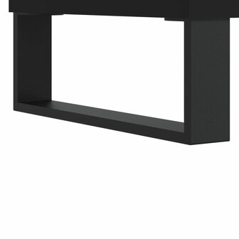 Dressoir 34,5x32,5x90 cm bewerkt hout zwart 7
