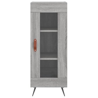 Dressoir 34,5x34x90 cm bewerkt hout grijs sonoma eikenkleurig 5