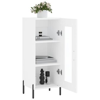 Dressoir 34,5x34x90 cm bewerkt hout wit 4
