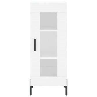 Dressoir 34,5x34x90 cm bewerkt hout wit 5