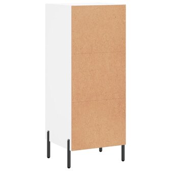 Dressoir 34,5x34x90 cm bewerkt hout wit 8