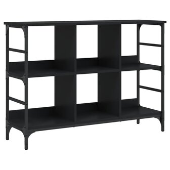 Dressoir 102x32x73,5 cm bewerkt hout zwart 2