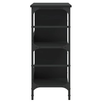 Dressoir 102x32x73,5 cm bewerkt hout zwart 5