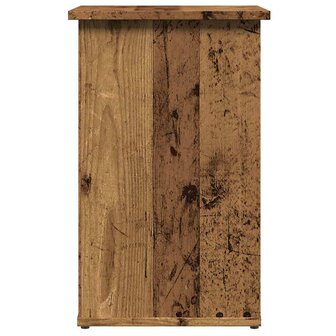 Dressoir 35x35x55 cm bewerkt hout oud houtkleurig 5