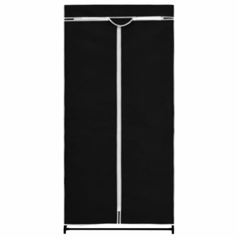 Kledingkasten 2 st 75x50x160 cm zwart 5