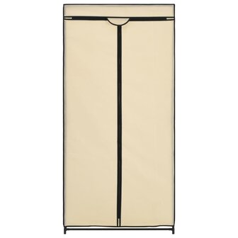 Kledingkasten 2 st 75x50x160 cm cr&egrave;me 5