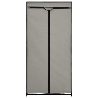 Kledingkasten 2 st 75x50x160 cm grijs 5