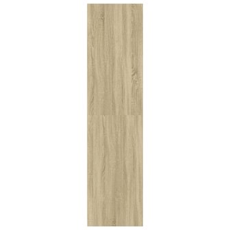Kledingkast 30x50x200 cm bewerkt hout sonoma eikenkleurig 5