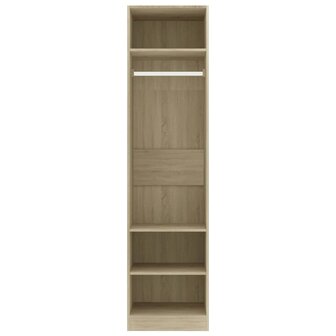 Kledingkast 50x50x200 cm bewerkt hout sonoma eikenkleurig 5