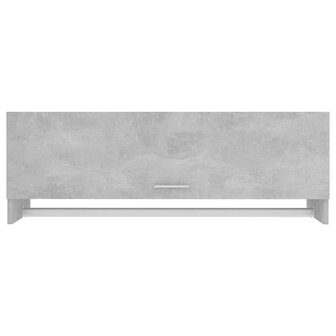 Kledingkast 100x32,5x35 cm bewerkt hout betongrijs 3
