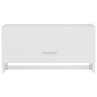 Kledingkast 70x32,5x35 cm bewerkt hout wit 5