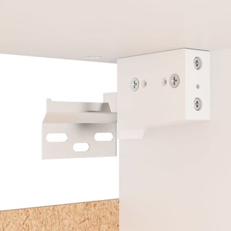 Kledingkast 70x32,5x35 cm bewerkt hout wit 8