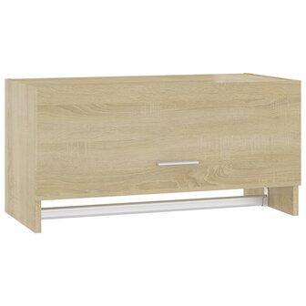 Kledingkast 70x32,5x35 cm bewerkt hout sonoma eikenkleurig 2