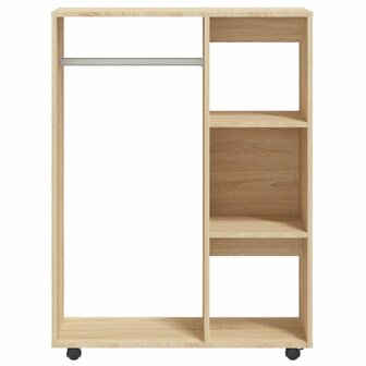 Kledingkast 80x40x110 cm bewerkt hout sonoma eikenkleurig 5