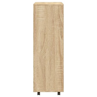 Kledingkast 80x40x110 cm bewerkt hout sonoma eikenkleurig 6