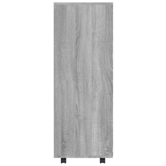 Kledingkast 80x40x110 cm bewerkt hout grijs sonoma eikenkleurig 6