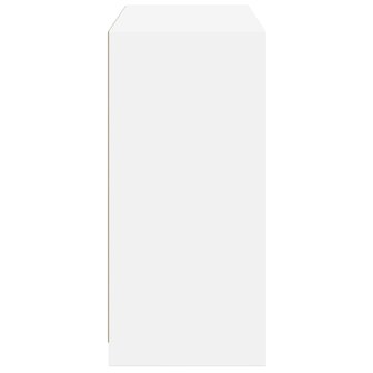 Kledingkast 77x48x102 cm bewerkt hout wit 6