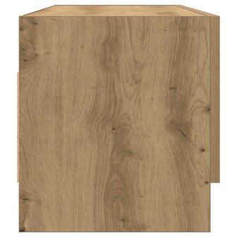 Kledingkast 100x32,5x35 cm bewerkt hout artisanaal eikenkleurig 5
