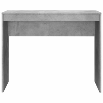 Bureau 90x40x72 cm bewerkt hout betongrijs 5