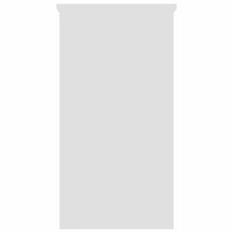 Bureau 80x40x75 cm bewerkt hout wit 4