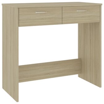 Bureau 80x40x75 cm bewerkt hout sonoma eikenkleurig 2