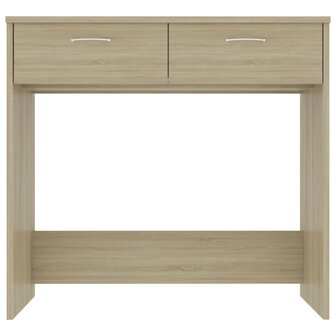Bureau 80x40x75 cm bewerkt hout sonoma eikenkleurig 3