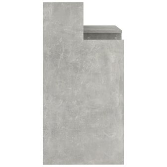 Bureau met LED-verlichting 97x45x90 cm bewerkt hout betongrijs 9