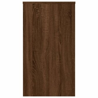 Bureau 90x40x72 cm bewerkt hout bruin eikenkleur 6
