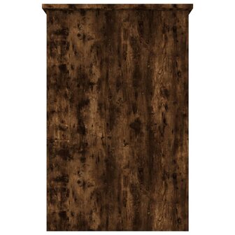 Bureau 100x50x76 cm bewerkt hout gerookt eikenkleurig 5