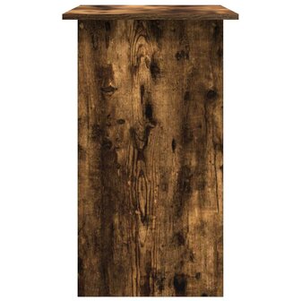 Bureau 80x45x74 cm bewerkt hout gerookt eikenkleurig 5