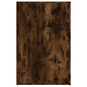Bureau 100x49x75 cm bewerkt hout gerookt eikenkleurig 8