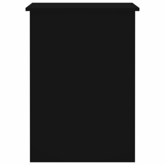Bureau 100x55x75 cm bewerkt hout zwart 5