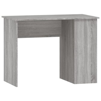 Bureau 100x55x75 cm bewerkt hout grijs sonoma eikenkleurig 2