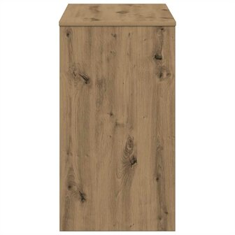 Bureau 90x40x72 cm bewerkt hout artisanaal eikenkleur 5