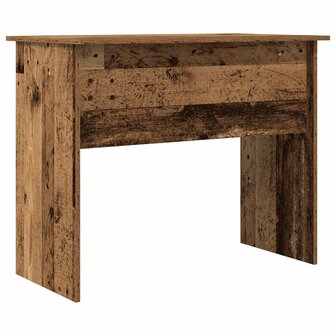 Bureau 90x50x74 cm bewerkt hout oud houtkleurig 6