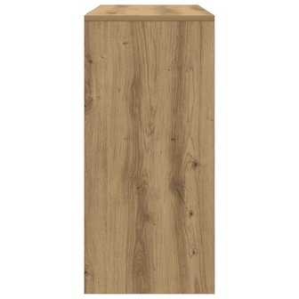 Bureau 102,5x35x75 cm bewerkt hout artisanaal eikenkleur 5
