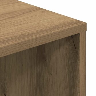 Bureau 102,5x35x75 cm bewerkt hout artisanaal eikenkleur 7