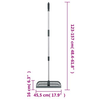 Bladhark 2-in-1 157 cm PP donkergroen 6