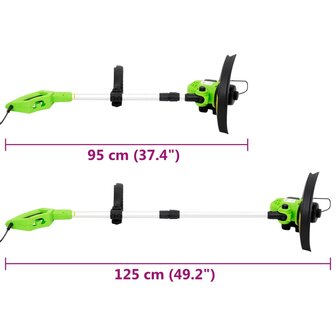 Grastrimmer elektrisch telescopisch 29 cm 550 W 9
