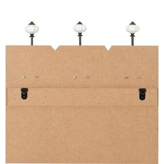 Wandkapstok met 6 haken HOME IS 120x40 cm  7