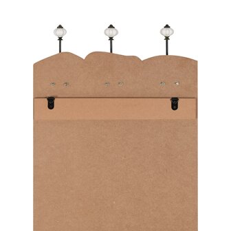 Wandkapstok met 6 haken LOVE LIVE 120x40 cm  6