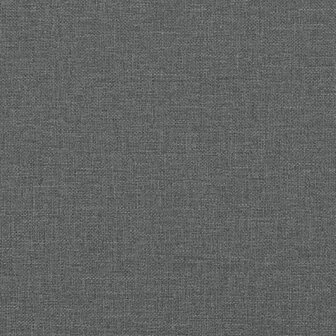 Bankje 110x40x49 cm stof donkergrijs 6
