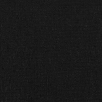 Bankje 70x30x30 cm stof zwart 6