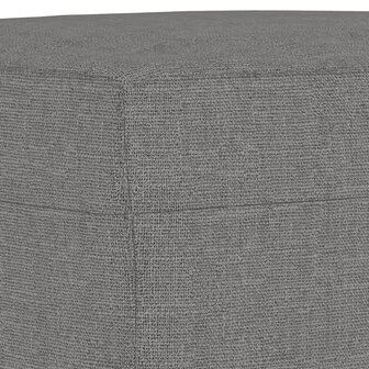 Bankje 70x35x41 cm stof donkergrijs 5